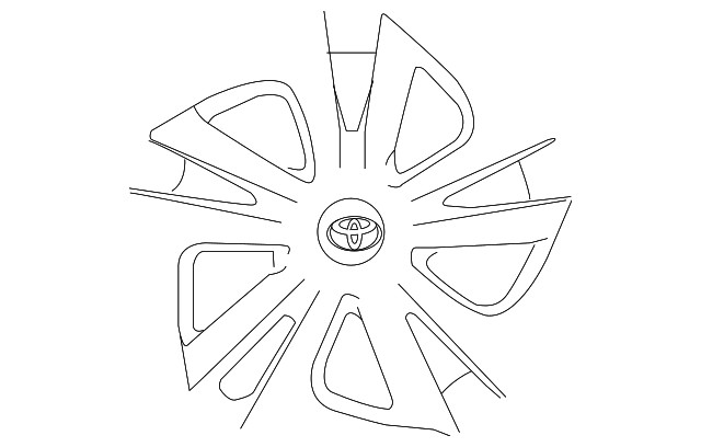 Genuine Toyota Wheel Cover 42602-47261