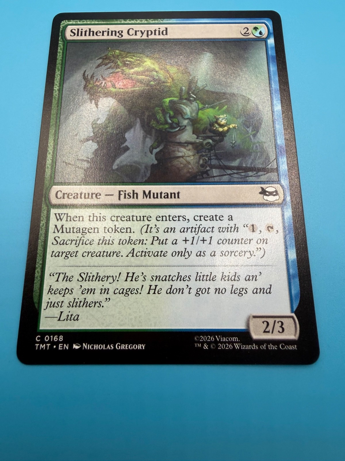 Teenage Mutant Ninja Turtles Slithering Cryptid C 0168 TMT TMNT NM/M MTG Regular