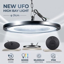 UFO LED Hallenbeleuchtung Deckenstrahler Werkstattleuchte Industrielampe Lampen