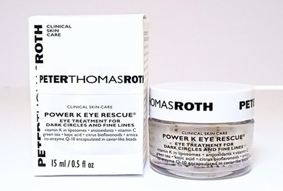 Peter Thomas Roth Power K Eye Rescue 15ml 0.5oz Eye Treatment NEW Full Size