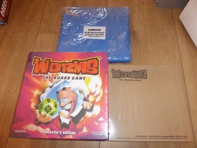 Worms The Board Game Kickstarter Armageddon Pledge  DELUXE Neoprenmatte OVP