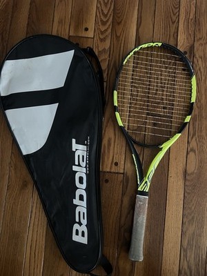 Babolat Pure Aero Team  285G L2 4-1/4 Yellow & Black Tennis Racquet Racket