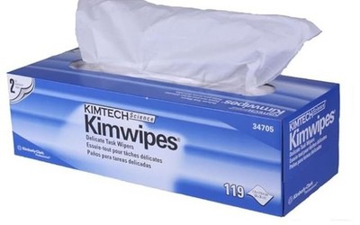 KIMTECH Science Kimwipes Delicate Task Wipers - 2-Ply, 120 Wipes/Box