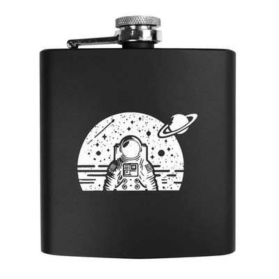 6oz (170ml) 'Space Astronaut' Pocket Hip Flask (HP00033519)