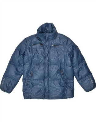 BREMA Jungen wattierte Jacke 9-10 Jahre blau Nylon AY10