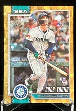 2026 Topps Series 1 Cole Young ROOKIE Gold Foil /50 #129 Mariners RC - Topps 75