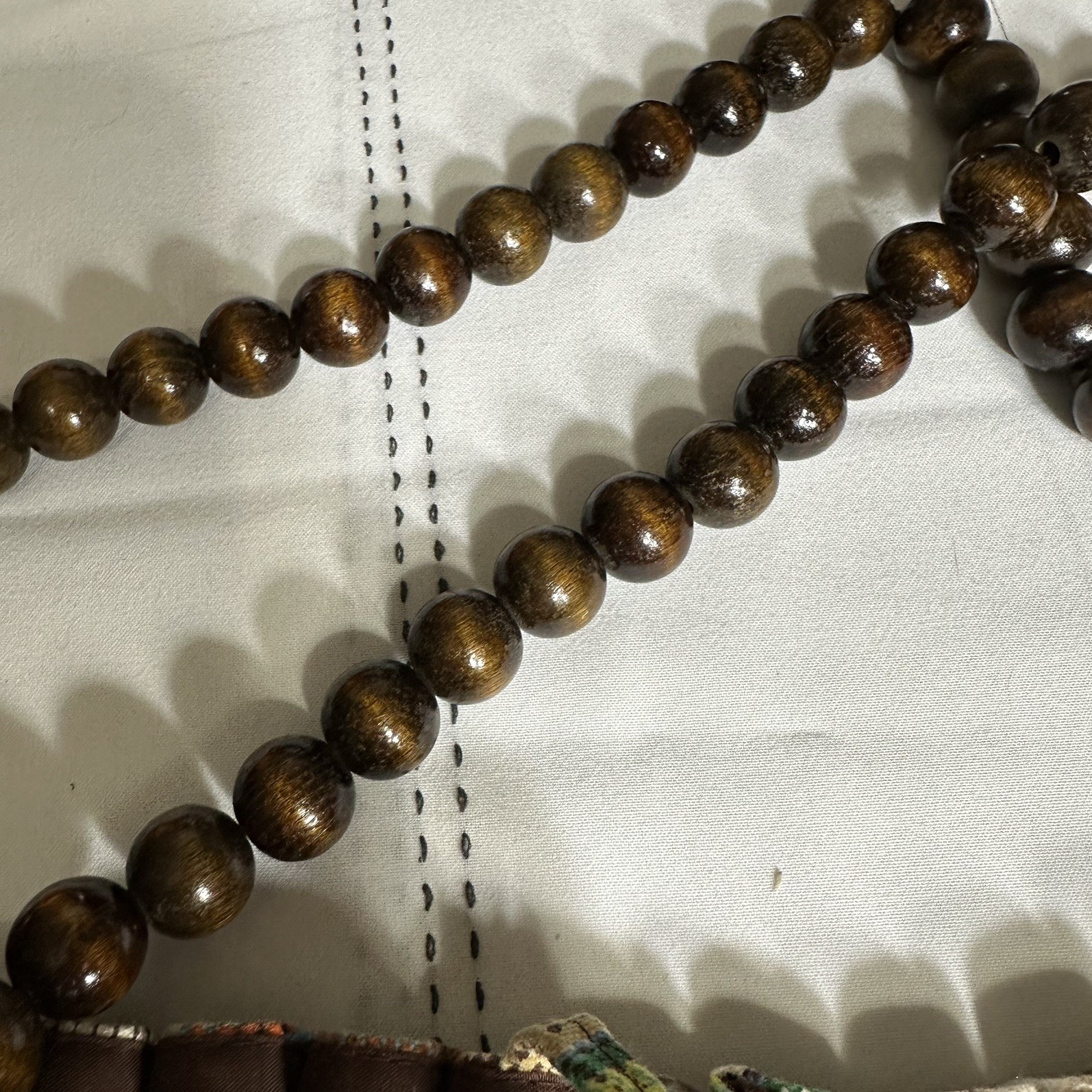 Large Patchwork Print Crochet/Knitting Craft Tote… - image 14