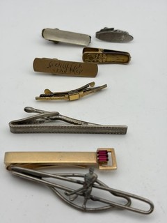 Lotto cravatte vintage 8 belle Golf One poche sterline #952F