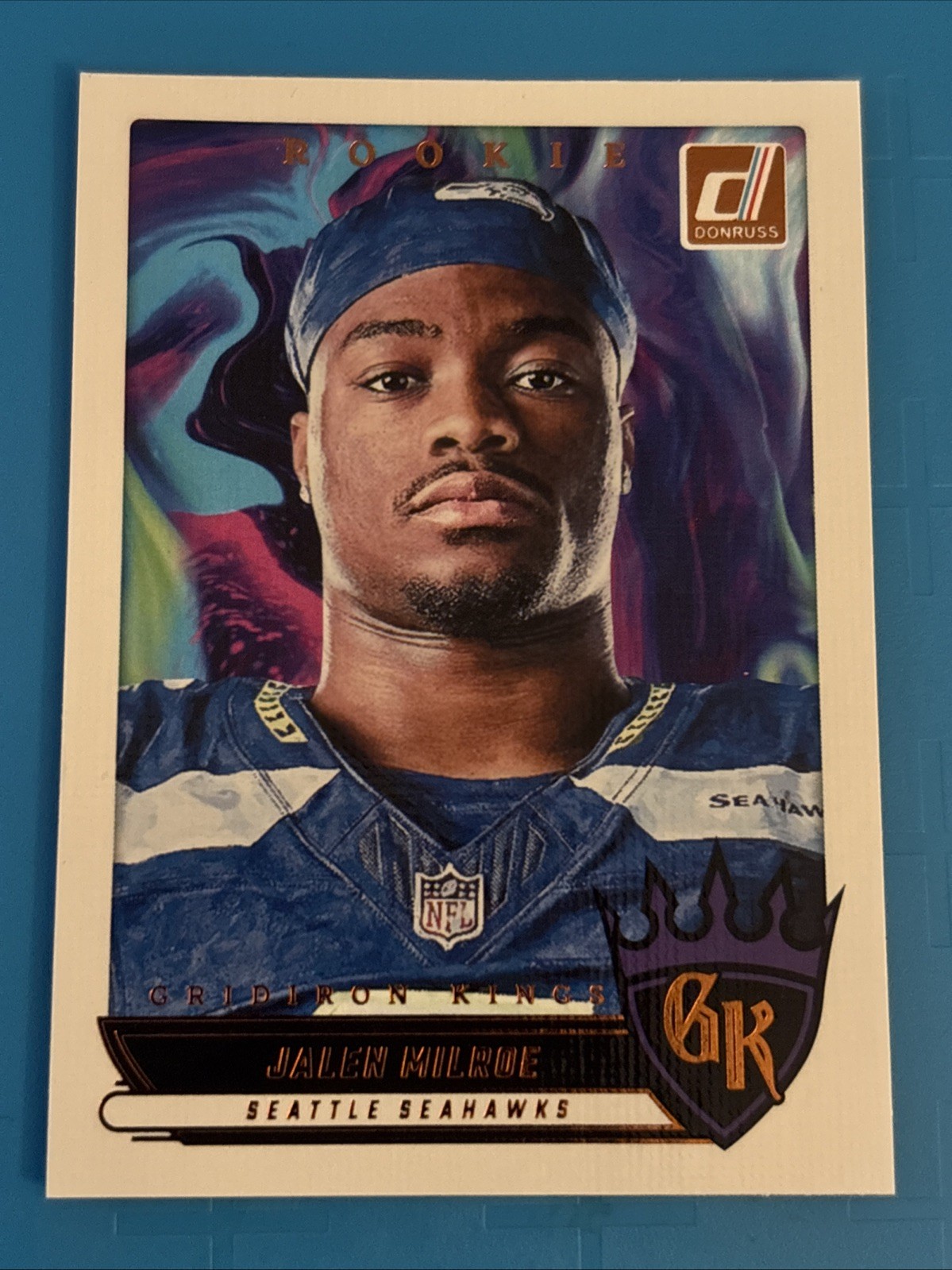 Jalen Milroe (RC) 2025 Donruss Gridiron Kings Rookie #RGK-JME Seattle Seahawks