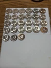 27 Uncirculated To Borderline Proof Quarters 90% Silver