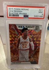 2019-20 Panini Mosaic - Debut Cam Reddish #271 Reactive Orange Prizm (RC) PSA 9