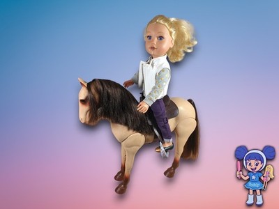  Journey Girls Meredith Puppe mit Our Generation Morgan Pferd 