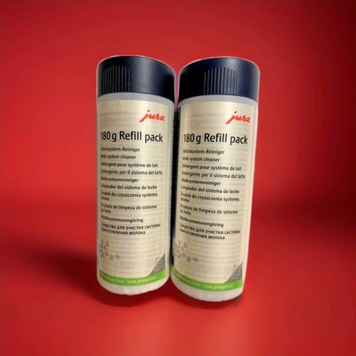 2 x Jura 24212 Milchsystemreiniger 180g Nachfüller - Mini-Tabs  2 er Pack