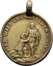 Salzburger Emigranten 1732 Jeton 21 mm/ 3,3 g Silber Original Münze #HEG746