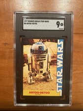 1977 Star Wars Wonder Bread #8 Artoo-Detoo R2-D2 412 SGC 9