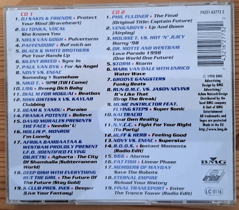 Club Society, Best of Club 98, 2 CD, keine Kratzer! - Bild 2 von 2