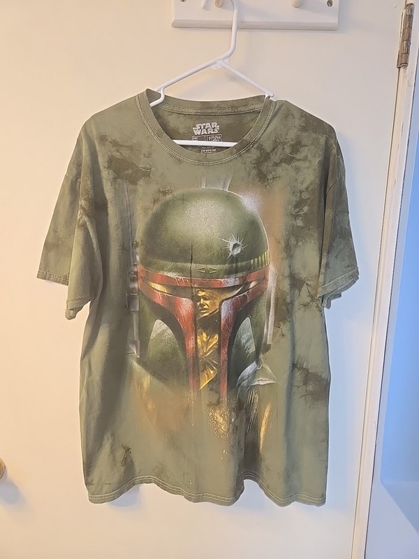 Star Wars Green Tye Dye Style Boba Fett Shirt Size XL By Fifth Sun