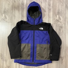 The North Face Boys Freedom Triclimate 3:1 Hooded Blue Jacket Size Large 12
