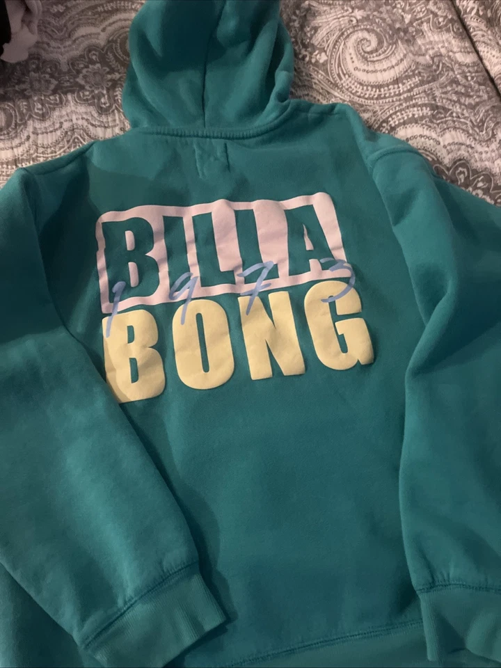 Sudadera con capucha verde Billabong XL Foto 2 de 3