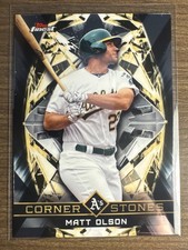 2018 Topps Finest Finest Cornerstones Matt Olson #FC-MO Mint Condition
