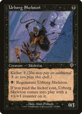 [MTG] Urborg Skeleton (134) (INV) HP-DMG
