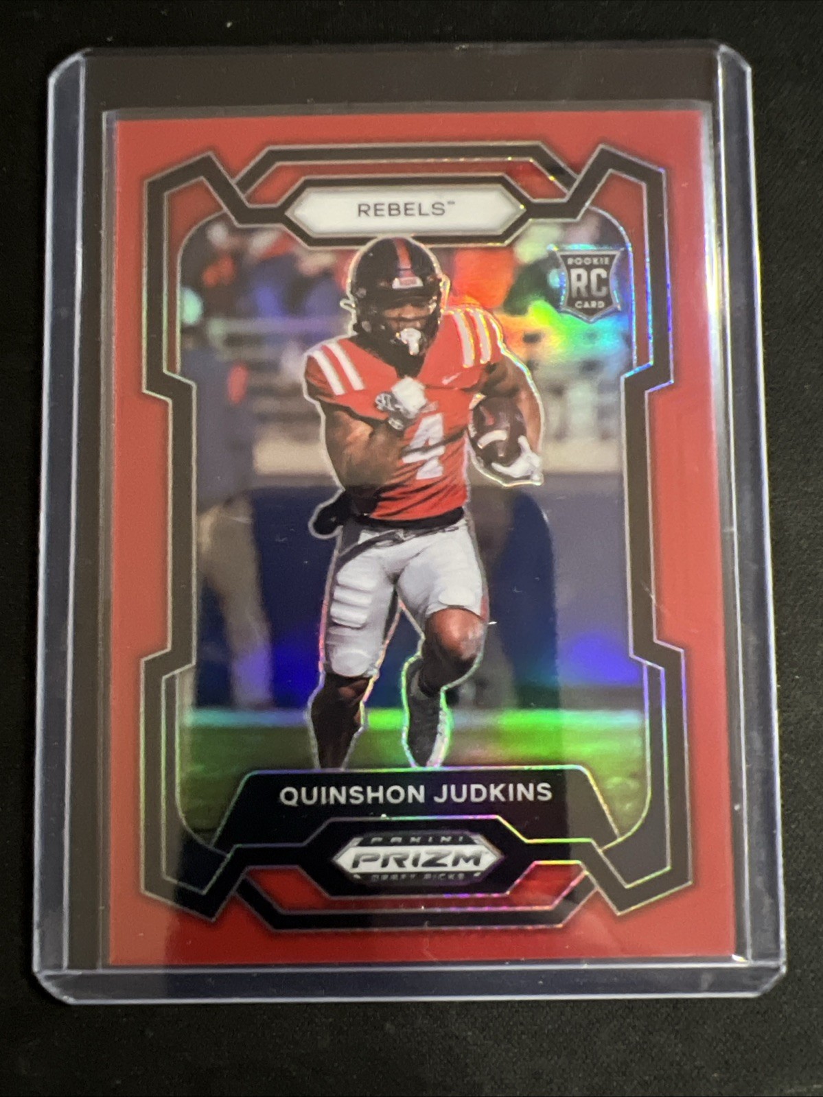 2024 Panini Prizm Draft Picks - Quinshon Judkins #146 Red Prizm /299 (RC)