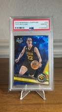 2023 Bowman University Chrome Sapphire Edition Caitlin Clark #34 PSA 10