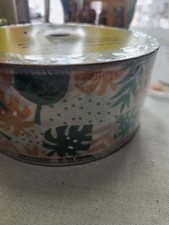 Member's Mark Premium Spring Theme Wired Edge Ribbon, 2.5" Wide x 50 Yards