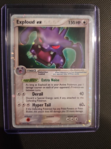 Pokémon TCG Exploud EX 92/100 EX Crystal Guardians Holo Ultra Rare LP