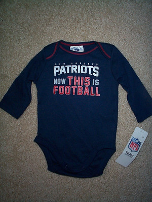 (2025-2026) New England Patriots INFANT BABY NEWBORN Jersey Shirt 3-6 M Months
