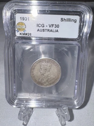 1931 Australia Shilling — photo from the most recent tracked eBay sale