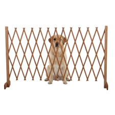 maxxpro Barrière de Chien en Bois Largeur Extensible 26-124 cm - Barrière Autopo