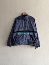 Vintage Nike Windbreaker Jacket Men M Anorak Purple Half Zip 90s Retro