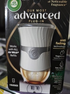 AirWick Advanced Scented Oil Warmer w/ Fragrance Boost Button -New Sealed