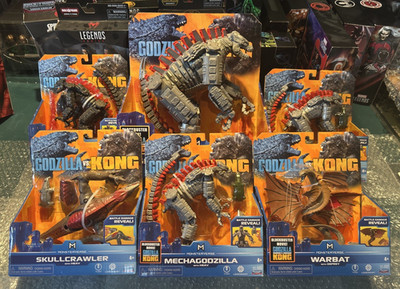 Playmates MonsterVerse: Godzilla vs Kong - 6 Figure Bundle Mechagodzilla
