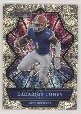 2021 Alumination Holo-Lux Silver Sparkles 118/199 Kadarius Toney Rookie RC 2qw