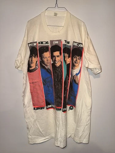 Very Rare Vintage 90s Screen Stars New Kids on the Block Gra 1990s vintage concert t-shirt, vintage, size 3XL, single stitch, B+ condition