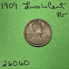 1909-P Lincoln Wheat Cent / Penny 1c Vg Very Good See Pictures