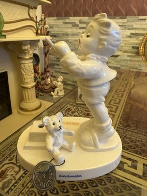 Seltene Hummel Figur Hum 826/l TMK7 Arbeitsmuster mit Plombe Rare