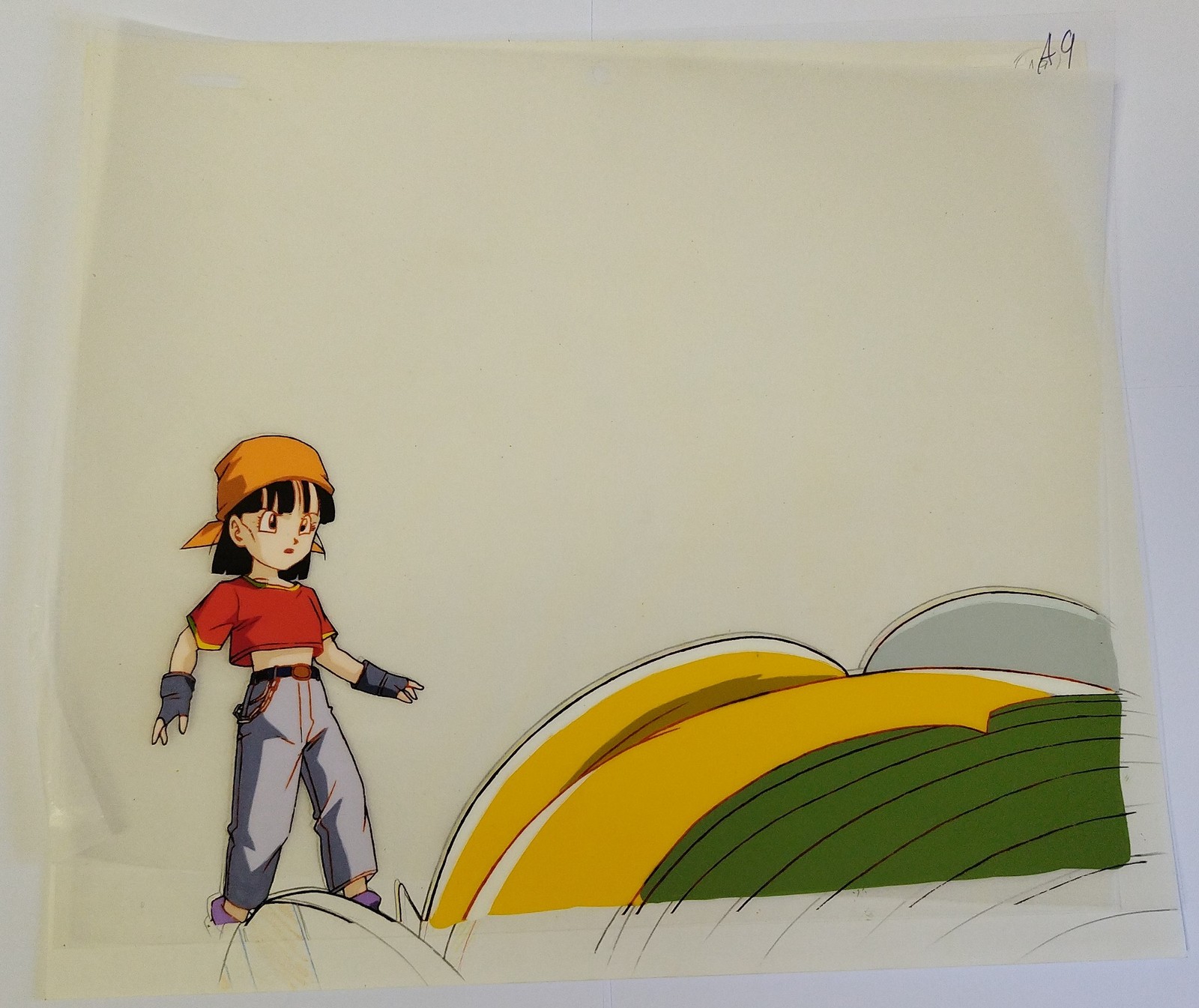 Dragon Ball GT Anime Cel A9 with Douga Pan General Rilldo
