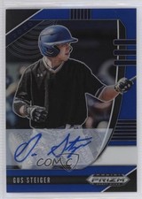 2020 Panini Prizm Draft Picks Blue 16/60 Gus Steiger #PDP147 Auto 0nr3