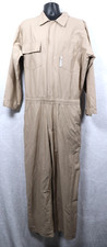 Flash Armor Coveralls Large 34x29  Tan Flame Retardant Workwear Welder