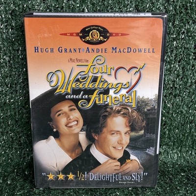 Four Weddings and a Funeral DVD Hugh Grant Brand New Sealed Free Shipping