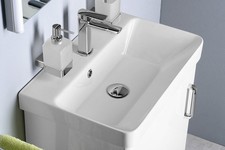 THALIE 55 Ceramic Vanity Unit Washbasin 55x37cm, white