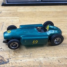 Vintage 1/24 slot Car green Ferrari
