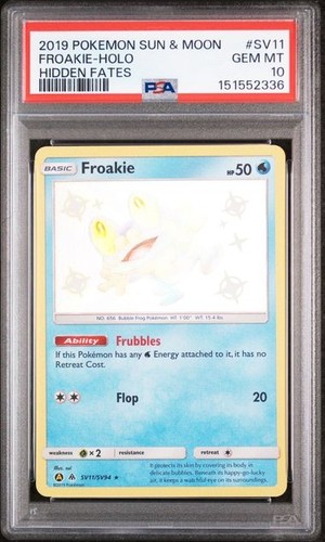 Froakie graded PSA 10 for sale on eBay