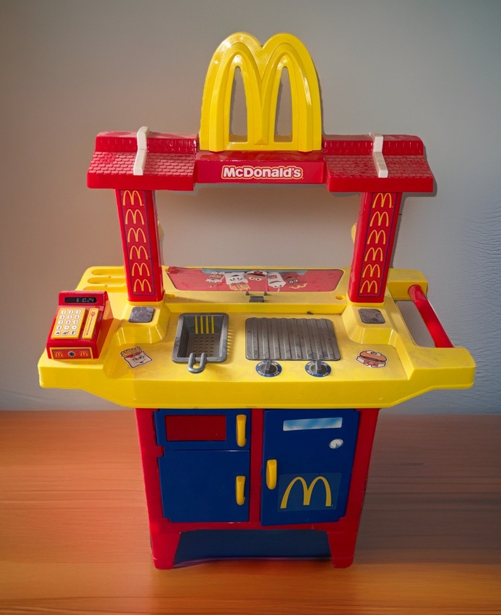 VTG 2002 Mcdonalds Drive Thru Playset Snack Maker Sounds Untested