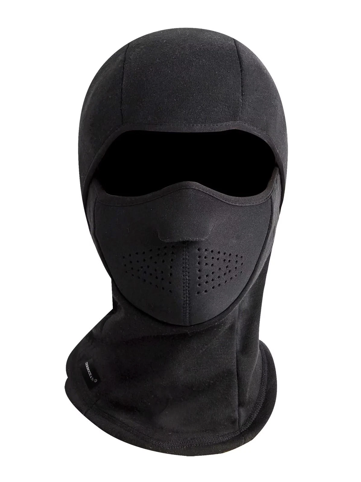 Winter Windproof Fleece Full Face Motorcycle Ski Mask Balaclava Black