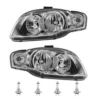 Halogen Scheinwerfer Frontscheinwerfer Set H7 FüR Audi A4 Avant Inkl. Lampen