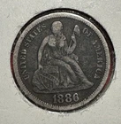 1886-P Seated Liberty Dime — photo from another recent sale